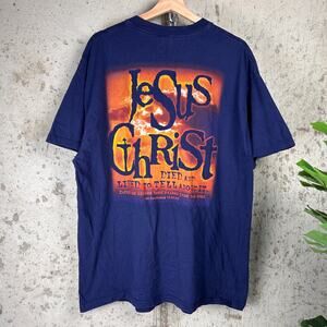 Vintage Jesus Christ Tee 33 AD Corinthians XL 90s Shirt